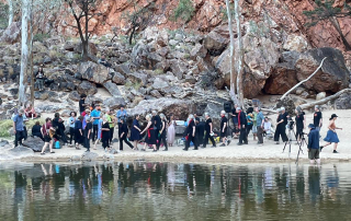 After the singing Ormiston Gorge